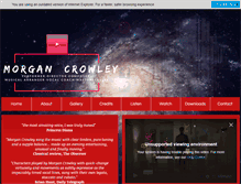 Tablet Screenshot of morgancrowley.com